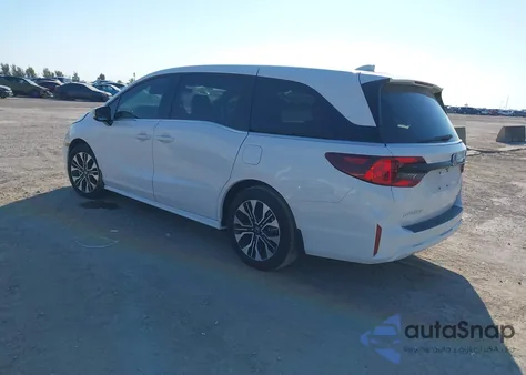 2025 Honda Odyssey Elite z USA, uszkodzony, nr VIN 5FNRL6H91SB049345